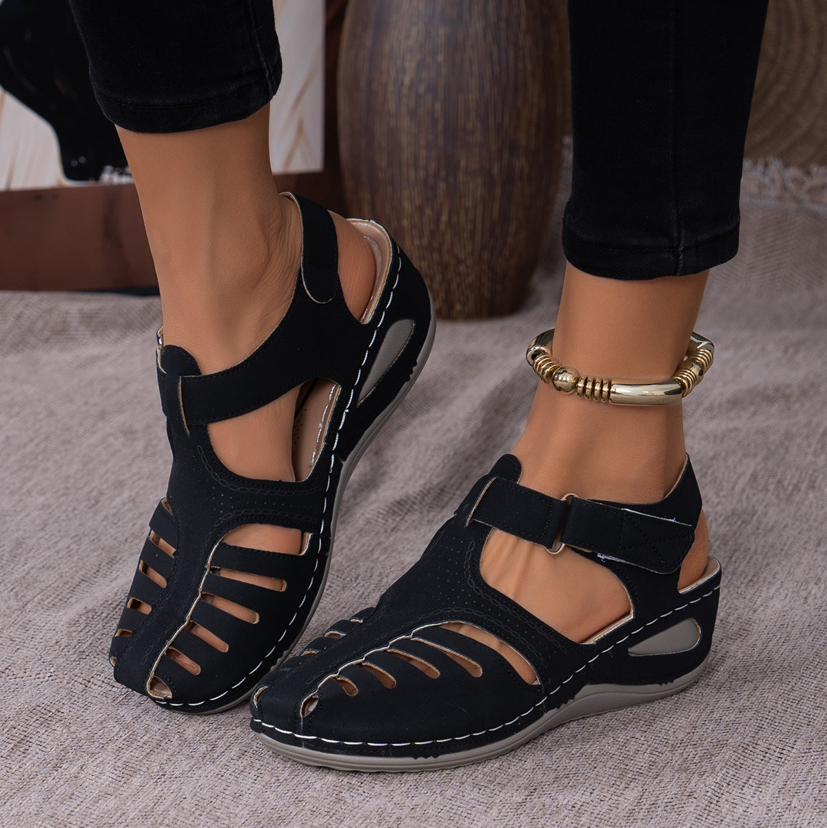 🔥 ¡Oferta por tiempo limitado: 50% de descuento! Sandalias ortopédicas de verano: diseñadas ergonómicamente para brindar comodidad, transpirabilidad y alivio del dolor ✅