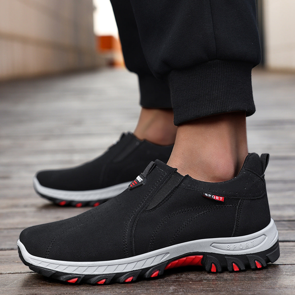 🐂 Zapatos de piel de becerro para hombre fabricados en Australia 👞 Cosidos a mano, fáciles de poner y quitar ✅ Soporte de arco, alivio del dolor - caminata cómoda