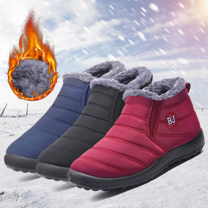 Botas ortopédicas de gamuza italiana de lujo Optimumto®: antideslizantes y cálidas, imprescindibles para la nieve. 👍Dígale adiós al dolor de pies.