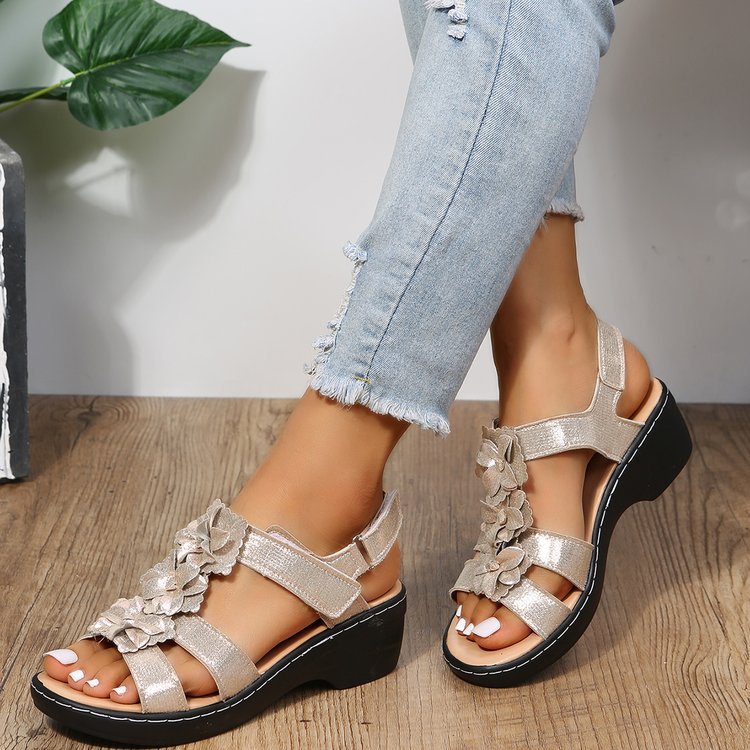 🔥 Sandalias ortopédicas de verano para mujer: soporte para el arco, tacón plano, ideales para quienes sufren de fascitis plantar. Fáciles, cómodas y sin dolor en cada paso ✅