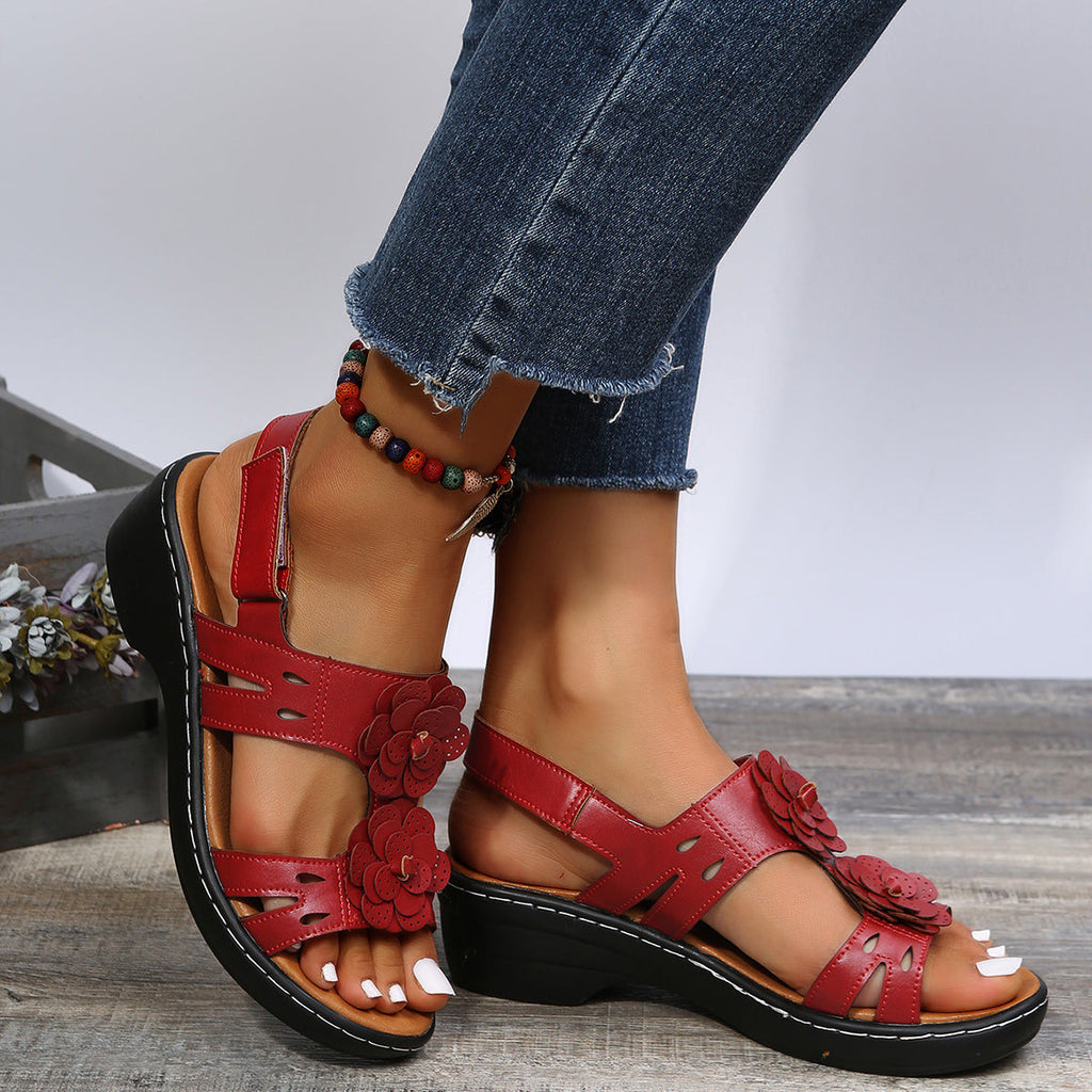🔥 Sandalias ortopédicas de verano para mujer: soporte para el arco, tacón plano, ideales para quienes sufren de fascitis plantar. Fáciles, cómodas y sin dolor en cada paso ✅