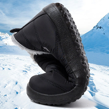 Botas ortopédicas de gamuza italiana de lujo Optimumto®: antideslizantes y cálidas, imprescindibles para la nieve. 👍Dígale adiós al dolor de pies.