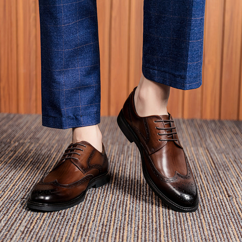 🔥Oferta especial de Navidad: 50% de descuento👞Diseño ergonómico: Zapatos de piel italiana elegantes, suaves y cómodos✅