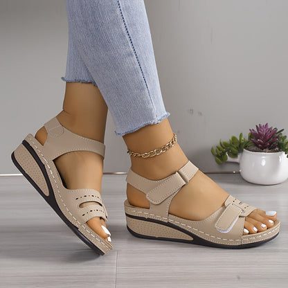 🔥 Sandalias ortopédicas de verano para mujer: soporte para el arco, tacón plano, ideales para quienes sufren de fascitis plantar. Fáciles, cómodas y sin dolor en cada paso ✅
