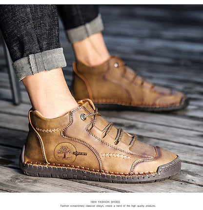 (🔥50% de descuento hoy - no te lo pierdas) Zapatos de cuero hechos a mano de marca italiana suaves y cómodos (el soporte del arco hace que caminar sea más fácil)