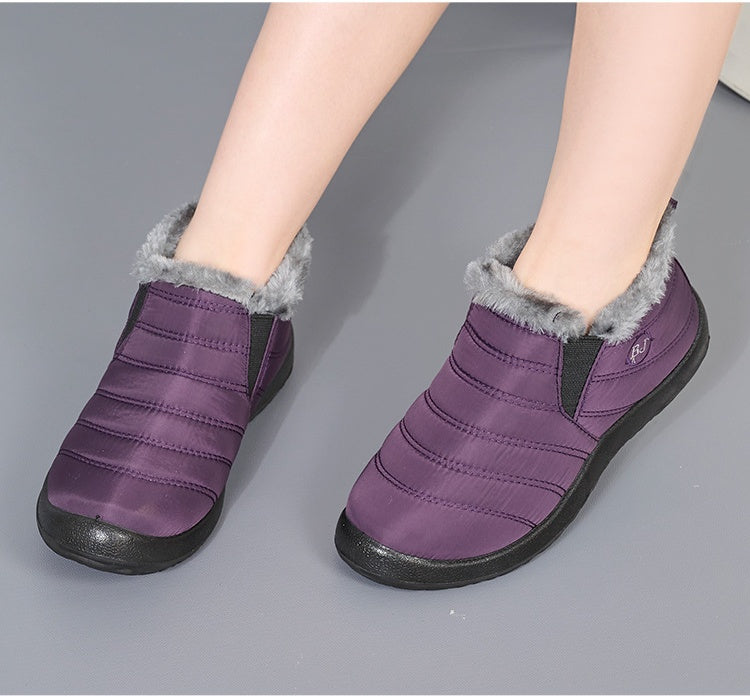 Botas ortopédicas de gamuza italiana de lujo Optimumto®: antideslizantes y cálidas, imprescindibles para la nieve. 👍Dígale adiós al dolor de pies.