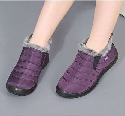 Botas ortopédicas de gamuza italiana de lujo Optimumto®: antideslizantes y cálidas, imprescindibles para la nieve. 👍Dígale adiós al dolor de pies.