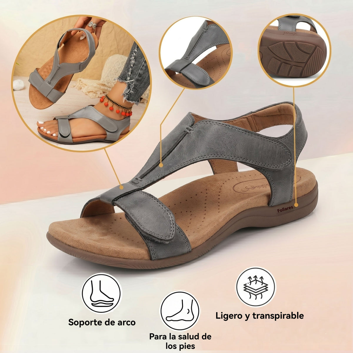 ⏰️¡No te pierdas nuestro 50% de descuento!✅ Sandalias de alta calidad🦶 Un básico de verano: impermeables y antideslizantes🔴 Zapatos cómodos, adecuados para cualquier ocasión.