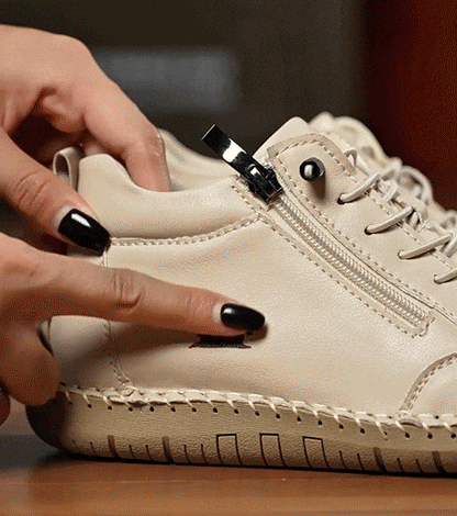 (🔥 50% de descuento - ¡No te lo pierdas!) Zapatos de piel de becerro seleccionados - Zapatos ortopédicos - 👞 - Duraderos, antideslizantes e impermeables (soporte de arco, alivio del dolor, unisex)