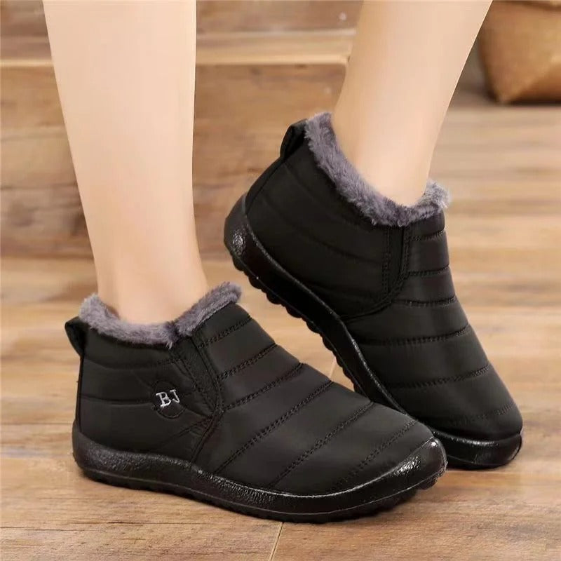 Botas ortopédicas de gamuza italiana de lujo Optimumto®: antideslizantes y cálidas, imprescindibles para la nieve. 👍Dígale adiós al dolor de pies.