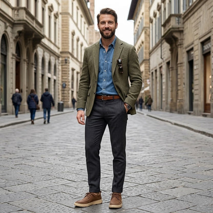 🎉 ¡50% de descuento hoy, termina pronto! 🐂 Zapatos ortopédicos para hombre, hechos a mano con auténtica piel de vaca australiana 👞 Soporte para el arco del pie - Impermeables y antideslizantes ✅ Cómodos para caminar