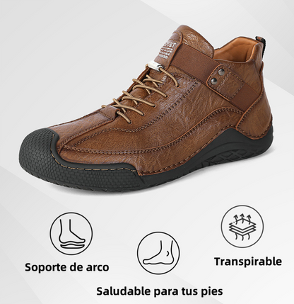 (🔥50% de descuento hoy - ¡No te lo pierdas!) - 🐂Zapatos de piel de becerro cómodos y elegantes 👞(antideslizante, soporte para el arco para aliviar el dolor)