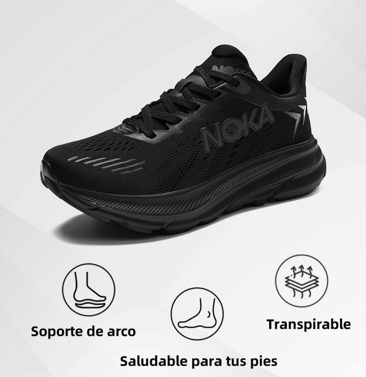 (🔥¡Último día! ¡50% de descuento! ¡No te lo pierdas!)⏰Zapatillas Ergonómicas con Soporte de Arco: Alivio Inmediato para Pies Cansados y Dolor de Espalda