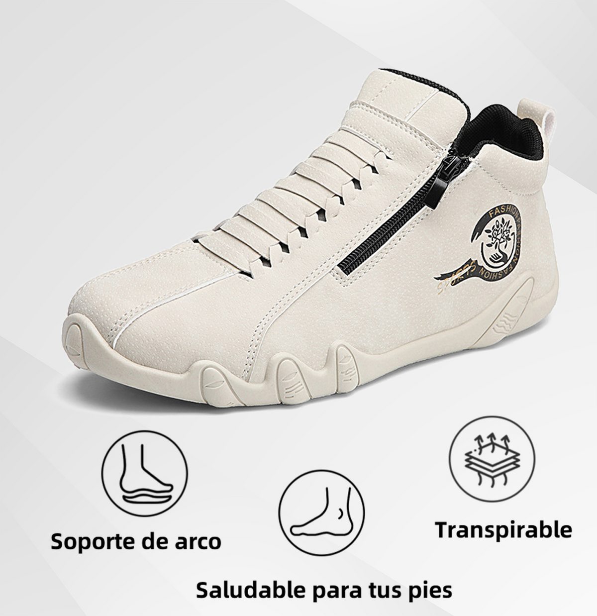 Oferta por tiempo limitado con 50% de descuento 🐂 | Zapatos ortopédicos para hombre OPTIMUMTO® | Fabricados con auténtica piel de vaca australiana 👞 | Impermeables y antideslizantes ✅ Soporte de arco: caminar cómodamente