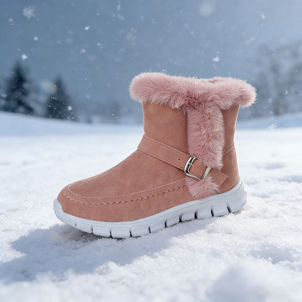 OPTIMUMTO®| Botas de nieve con forro de lana | Soporte ergonómico para el arco del pie | Alivio del dolor