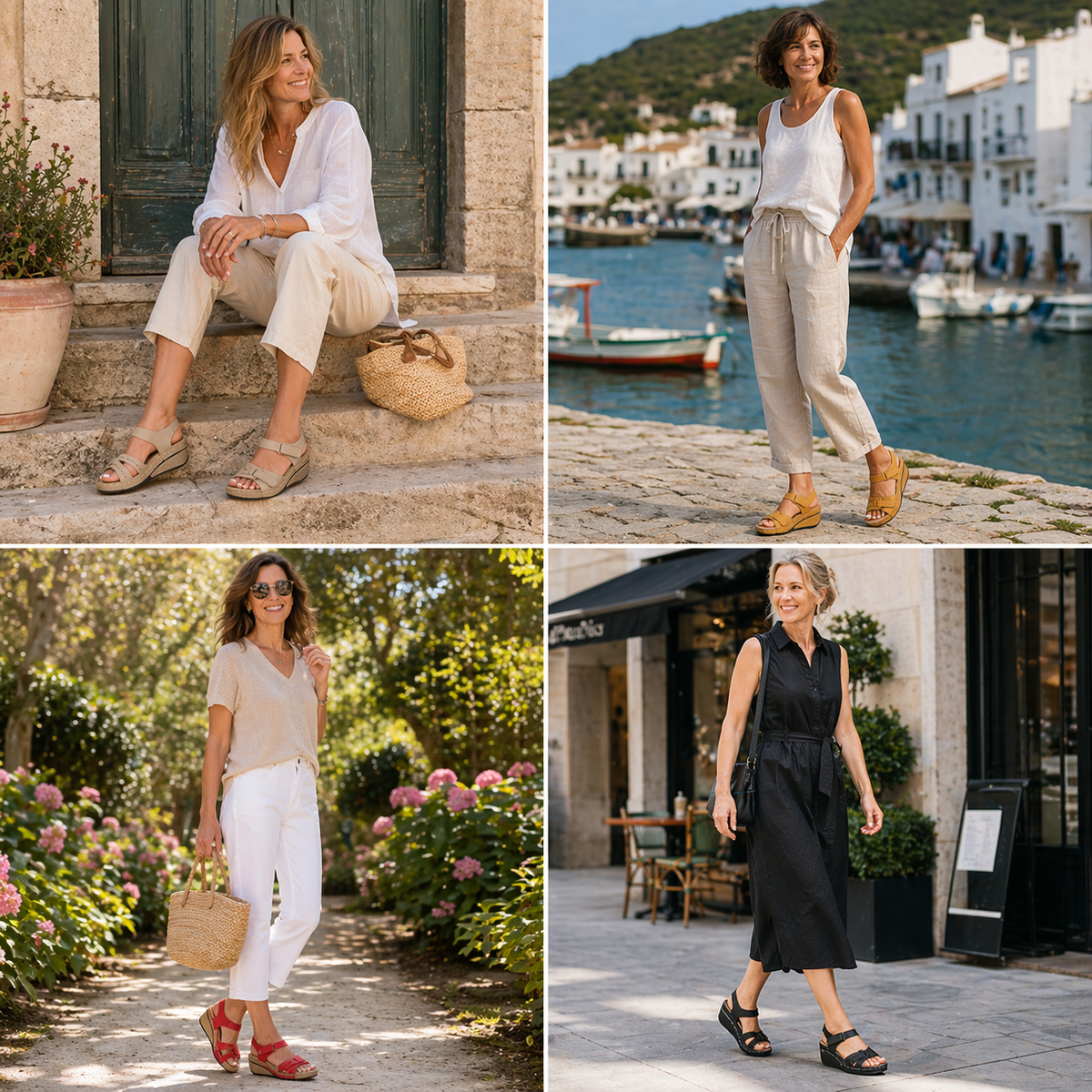 🔥 Sandalias ortopédicas de verano para mujer: soporte para el arco, tacón plano, ideales para quienes sufren de fascitis plantar. Fáciles, cómodas y sin dolor en cada paso ✅