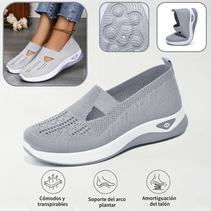 ⏰ 50% de descuento 👟 Zapatos ortopédicos ergonómicos de verano | Transpirables y ligeros ✅ Alivian el dolor de pies | Fáciles de poner y quitar