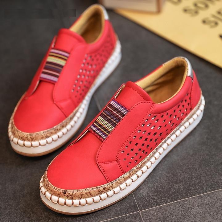 🎁¡Último día para aprovechar el 50% de descuento! ¡No te pierdas esta oportunidad! ⏰Alivia el dolor de pies y la fascitis: zapatos ortopédicos cómodos y transpirables🔴