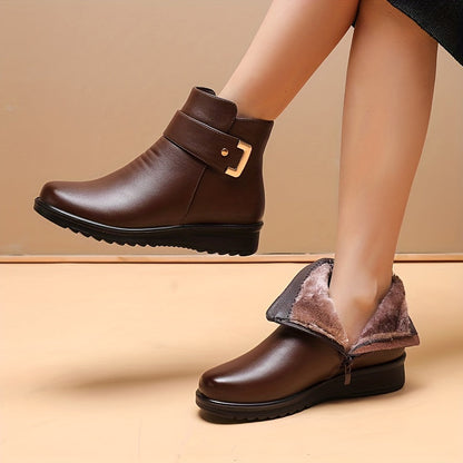 🔥50% de descuento hoy - ¡no te lo pierdas!| Zapatos ortopédicos de cuero y lana suaves y cómodos - Diseño ergonómico artesanal | te permite caminar todo el día sin sentirte cansado