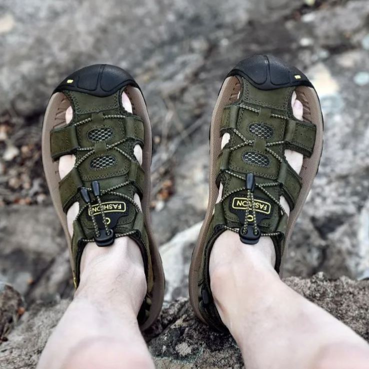[🎁¡Hoy a mitad de precio! ¡No te lo pierdas!] Sandalias ortopédicas de diseño ergonómico: camina sin dolor 👞 Haz que caminar sea más cómodo.