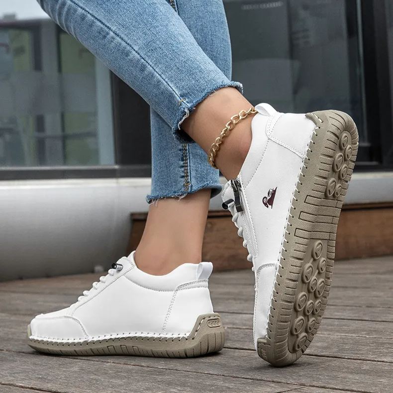 🔥 50% de descuento | OPTIMUMTO® | Zapatos ortopédicos de piel de becerro seleccionados | Antideslizantes e impermeables | Soporte de arco para aliviar el dolor