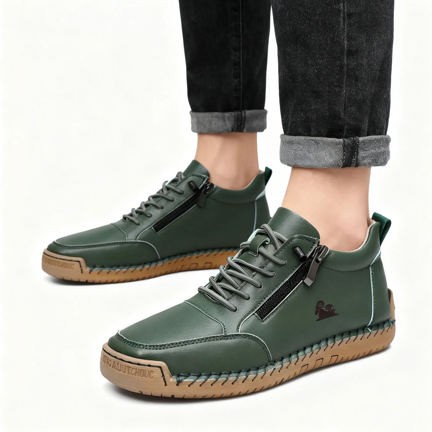 🔥 50% de descuento | OPTIMUMTO® | Zapatos ortopédicos de piel de becerro seleccionados | Antideslizantes e impermeables | Soporte de arco para aliviar el dolor
