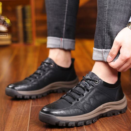 OPTIMUMTO ® 【🔥Novedad | Mitad de precio por tiempo limitado⏰】 Zapatos de piel de becerro de alta calidad | Cuero genuino | Impermeables y antideslizantes | Alivian la fatiga del pie | Comodidad inmediata 👟