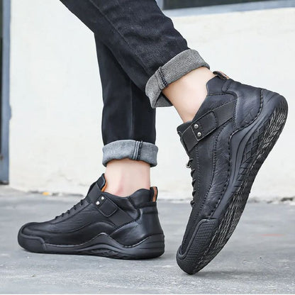 (🔥50% de descuento hoy - ¡No te lo pierdas!) - 🐂Zapatos de piel de becerro cómodos y elegantes 👞(antideslizante, soporte para el arco para aliviar el dolor)