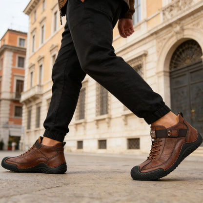 (🔥50% de descuento hoy - ¡No te lo pierdas!) - 🐂Zapatos de piel de becerro cómodos y elegantes 👞(antideslizante, soporte para el arco para aliviar el dolor)
