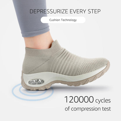 【🔥60% de descuento hoy - ¡no te lo pierdas!】🔥Zapatillas ortopédicas súper cómodas con colchón de aire✅Soporte de arco, mayor comodidad