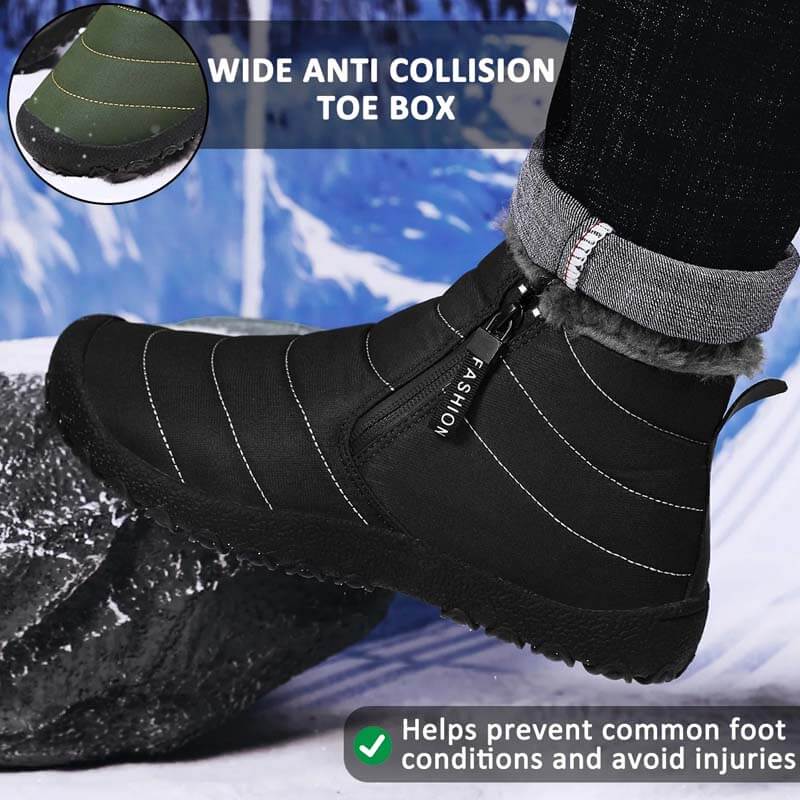 Optimumto® | Botas de nieve y calzado para exteriores | Calzado de senderismo cálido | Antideslizante e impermeable | Unisex