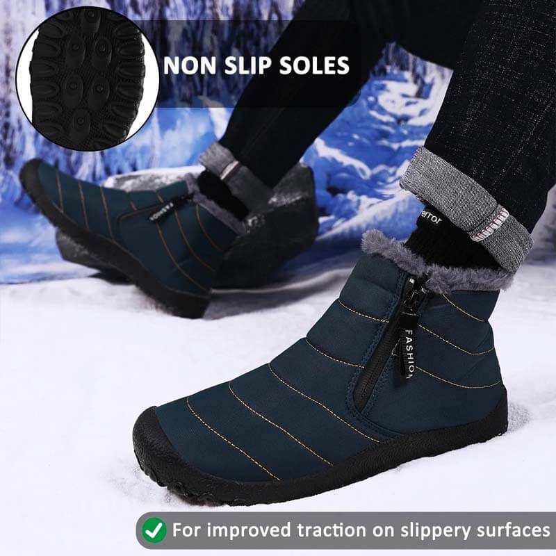 Optimumto® | Botas de nieve y calzado para exteriores | Calzado de senderismo cálido | Antideslizante e impermeable | Unisex