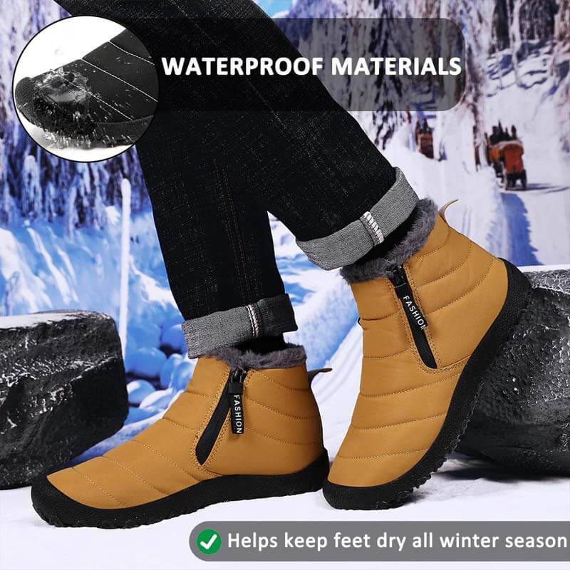 Optimumto® | Botas de nieve y calzado para exteriores | Calzado de senderismo cálido | Antideslizante e impermeable | Unisex