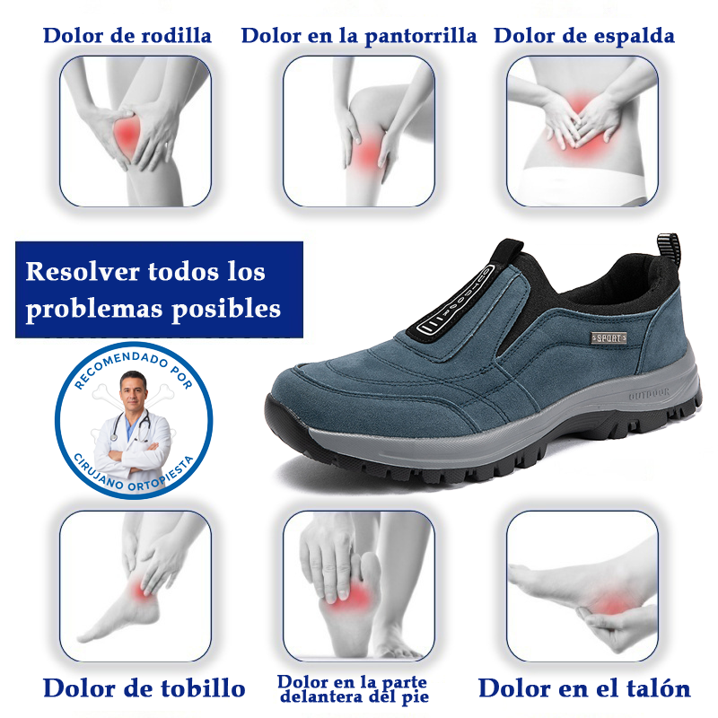 (🔥 50% de descuento - ¡No te lo pierdas!) Zapatos de Exterior ASSNAS para Hombre | Soporte de Arco Avanzado, Gamuza Antideslizante y Confort Total