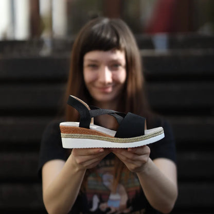 Sandalias ortopédicas- sandalias ergonómicas para aliviar el dolor para mujer.