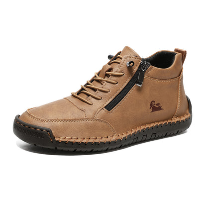 🔥 50% de descuento | OPTIMUMTO® | Zapatos ortopédicos de piel de becerro seleccionados | Antideslizantes e impermeables | Soporte de arco para aliviar el dolor