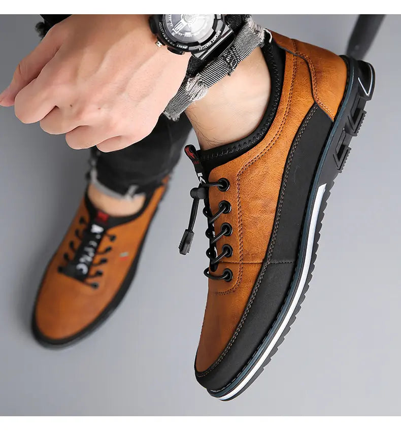 ⏰Oggi 60% di sconto - Non lasciartelo sfuggire! Scarpe ortopediche dal design ergonomico - pelle di alta qualità + supporto dell'arco plantare: indossale senza dolore tutto il giorno 👞