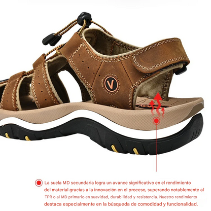 [🎁¡Hoy a mitad de precio! ¡No te lo pierdas!] Sandalias ortopédicas de diseño ergonómico: camina sin dolor 👞 Haz que caminar sea más cómodo.