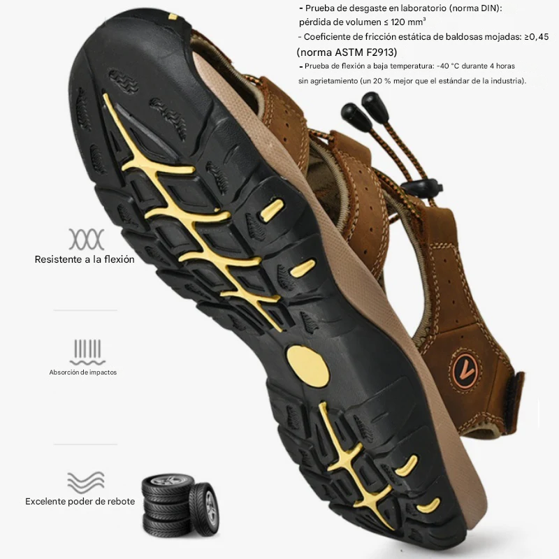 [🎁¡Hoy a mitad de precio! ¡No te lo pierdas!] Sandalias ortopédicas de diseño ergonómico: camina sin dolor 👞 Haz que caminar sea más cómodo.