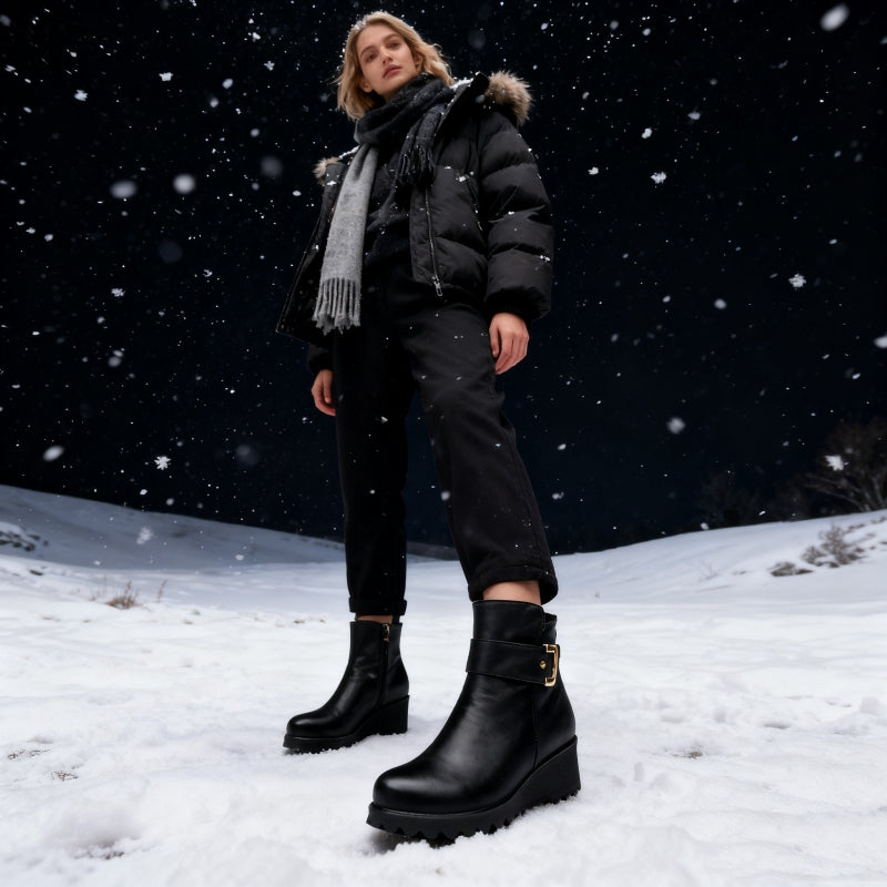 🔥50% de descuento hoy - ¡no te lo pierdas!| Zapatos ortopédicos de cuero y lana suaves y cómodos - Diseño ergonómico artesanal | te permite caminar todo el día sin sentirte cansado